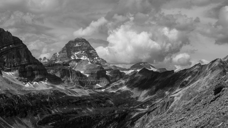 Mount Assiniboine From Above Orange Gully (101)