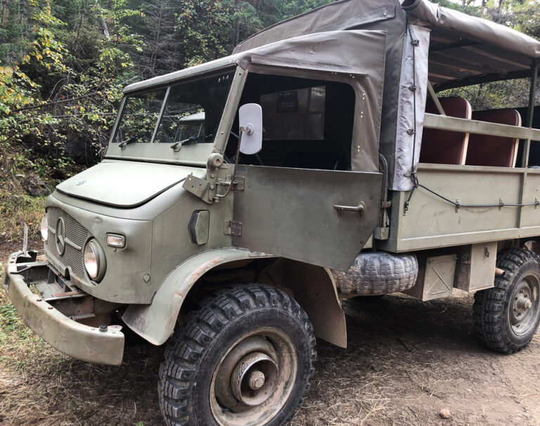 1962 Swiss Army truck – our transportation!